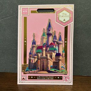 Disney Limited Release Aurora Sleeping Beauty Castle Pin Series 6/10 Hinged NEW